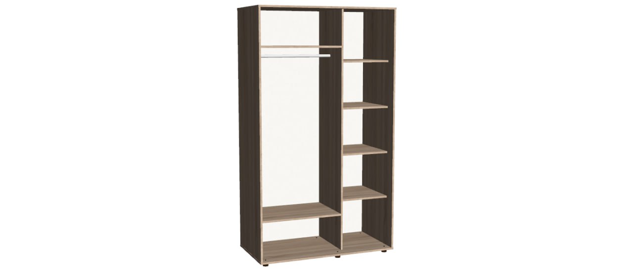 Шафа купе ШК-1000 ПРОЕКТ МЕБЛІ 2200*1000*600 з дзеркальними дверима